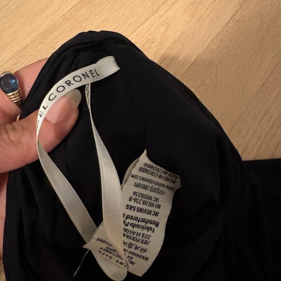 NWT Maygel Coronel Karmairi Maxi Skirt Black One Size - Picture 5 of 7